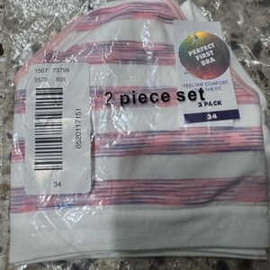 Justice Girls Training Bra‎ 2 pack Size 34